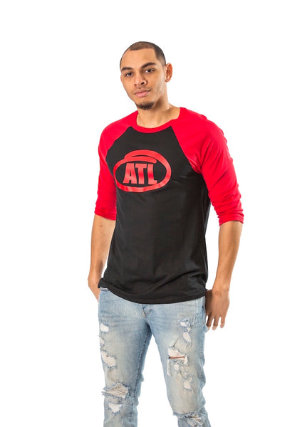 ATL Raglan (Red/Black/Red)