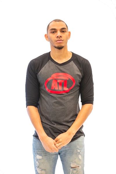 ATL Raglan (Black/Gray/Red)