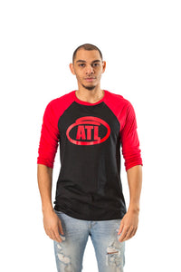 ATL Raglan (Red/Black/Red)