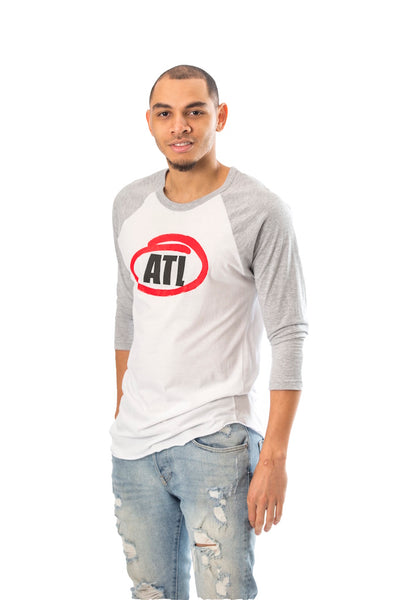 ATL Raglan (Gray/White/Red/Black)