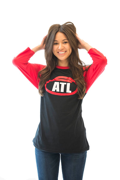 ATL Raglan (Red/Black/White)