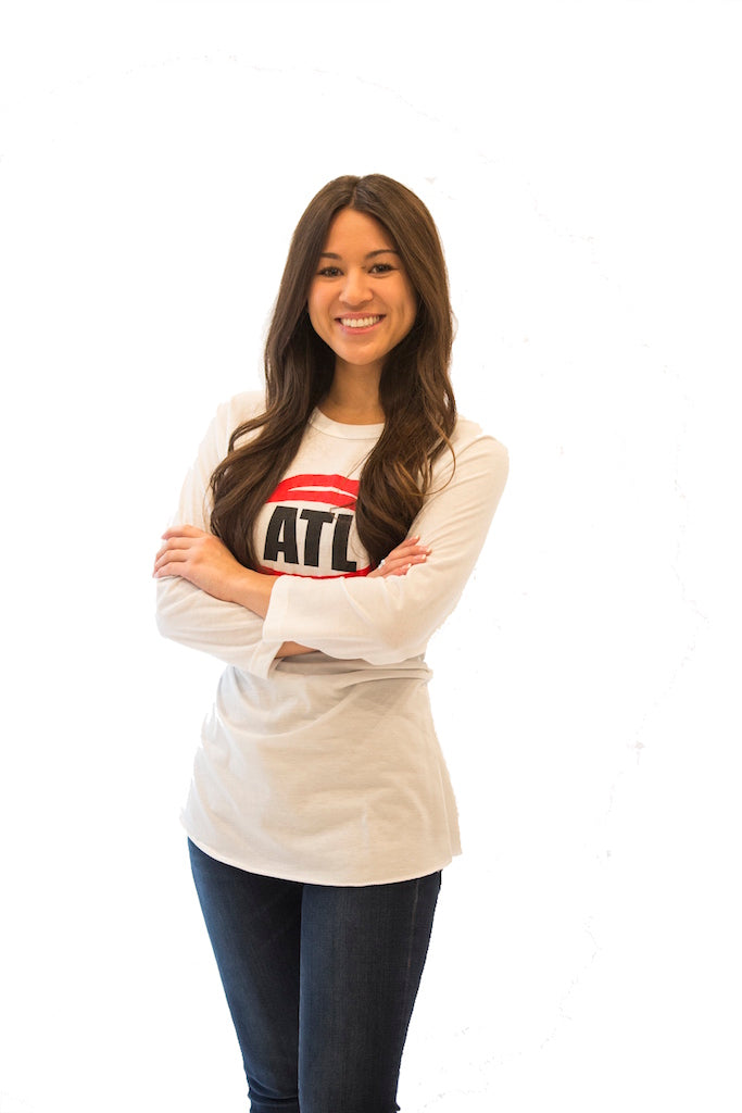 ATL Raglan (White/Red/Black)