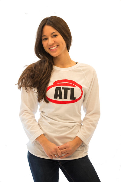 ATL Raglan (White/Red/Black)