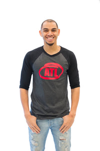 ATL Raglan (Black/Gray/Red)