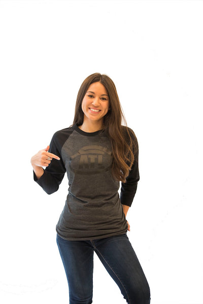 ATL Raglan (Black/Gray/Black)